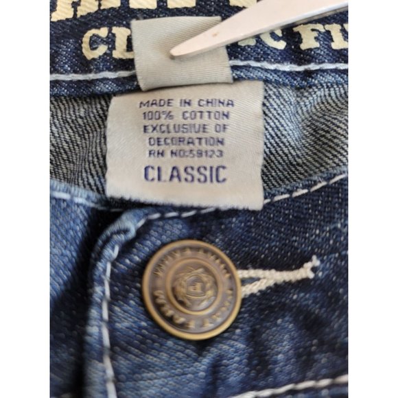 Phat Farm Men's Classic 32 Demin Classic Fit‎ 5 Pocket Jeans - Picture 4 of 7